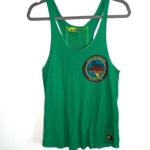 Aviator Nation Austin Texas State Symbol Tank Top Size Large